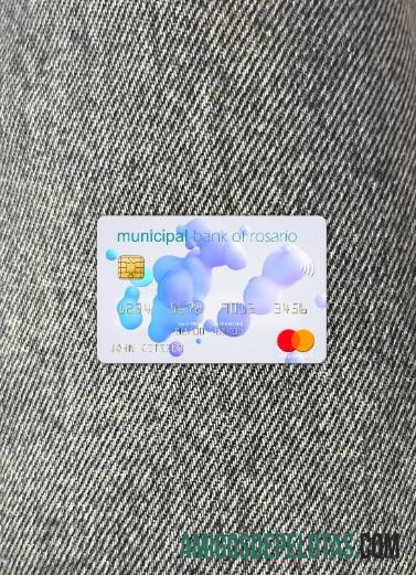 Argentina Banco Municipal de Rosário Mastercard Photolook Front exemplo real